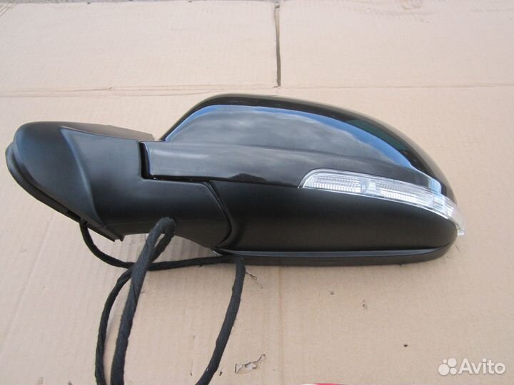 Зеркало левое 6 конт Skoda Octavia 2 A5 09-14 рест