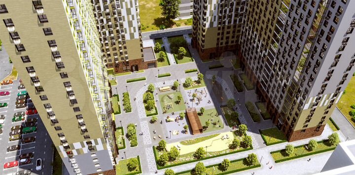 3-к. квартира, 55,3 м², 23/24 эт.