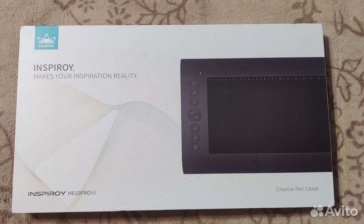Графический планшет huion inspiroy H610pro v2