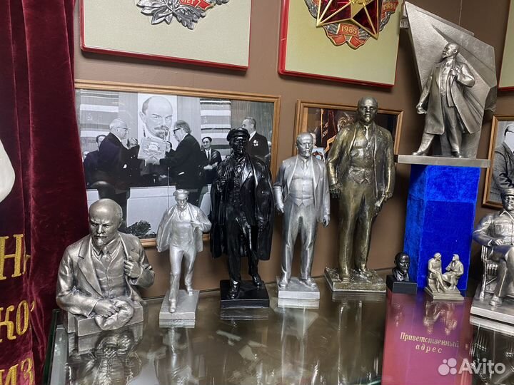 Бюсты Ленина, лфз, фарфор,силумин,чугун.ссср