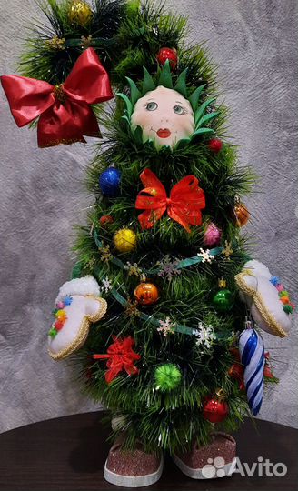 Интерьерная игрушка ручной работы Новогодняя Ёлка