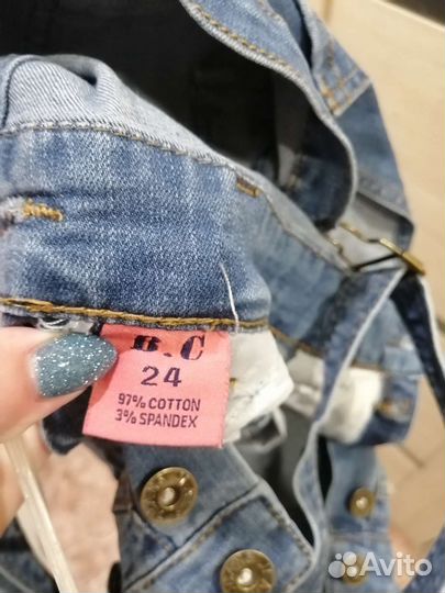 Джинсовый комбинезон для девочки