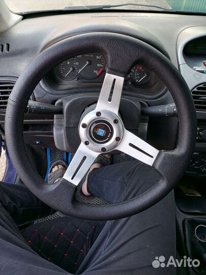 Спортивный руль на peugeot