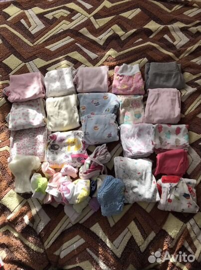 Пакет вещей на девочку до года