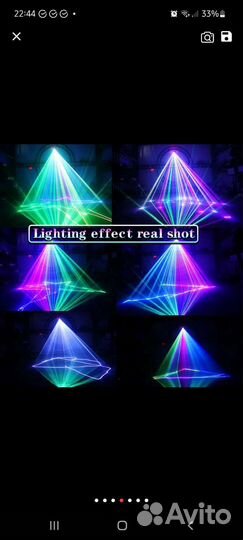 Лазерный проектор RGB 500 mW