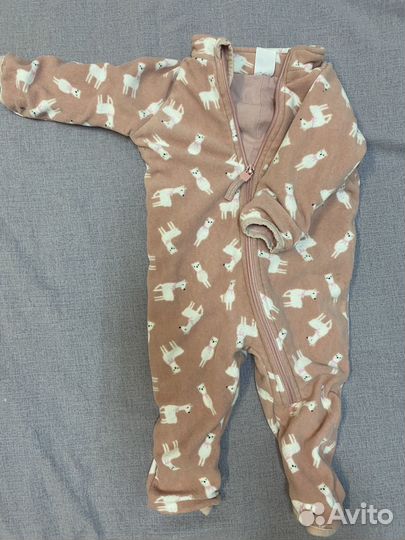 Флисовый комбинезон 74 и 80 размер