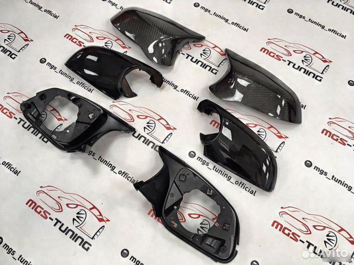 Корпус зеркал дизайн стиль M3 на BMW f30 Карбон