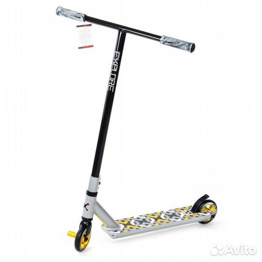 Трюковой самокат Explore storm Deluxe серый