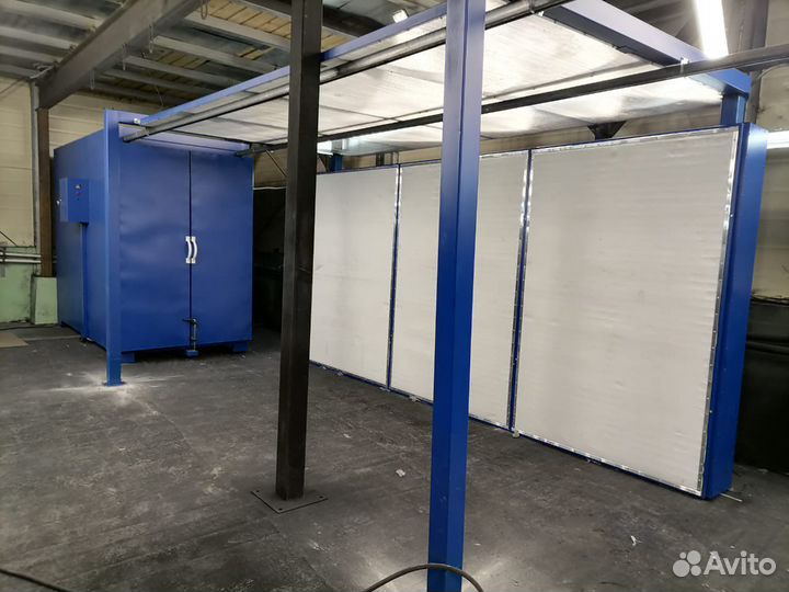 Производсвто линий порошковой покраски, печей