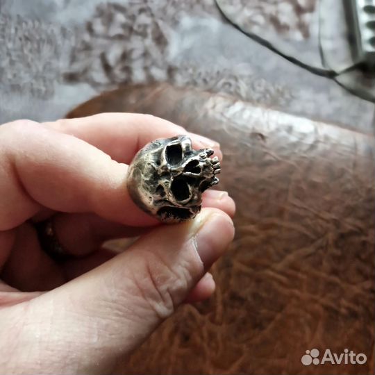 Мужской перстень серебро