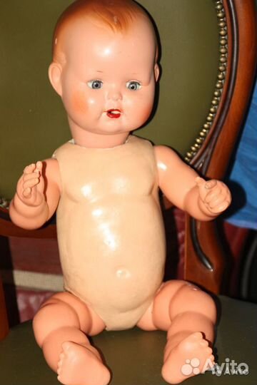 Кукла немецкая винтаж старинная 50 см