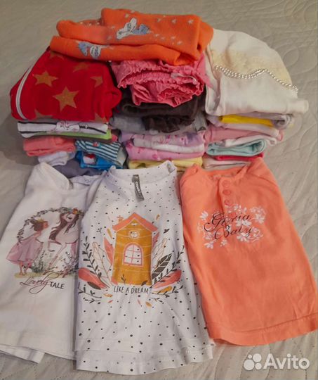 Пакет вещей на девочку р. 74