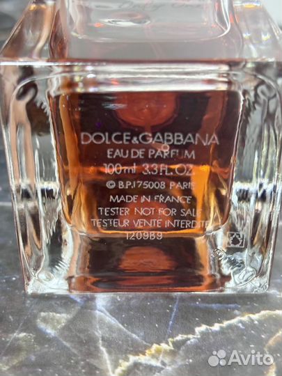 D&G the only one edp 100мл тестер