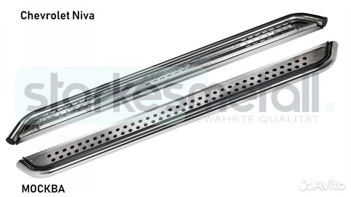 Пороги подножки Chevrolet Niva Style