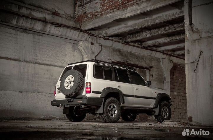 Бампер силовой задний STC для Toyota Land Cruiser