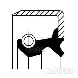 Сальник дифференциала/хвостовика 42x65x12 mitsu