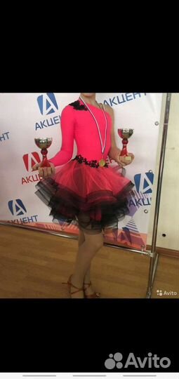 Платье для спортивных бальных танцев