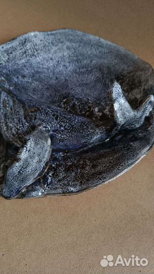 Тарелка керамическая ручной работы