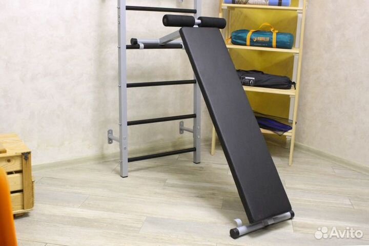 Шведская стенка с турником и брусьями, шведская ст