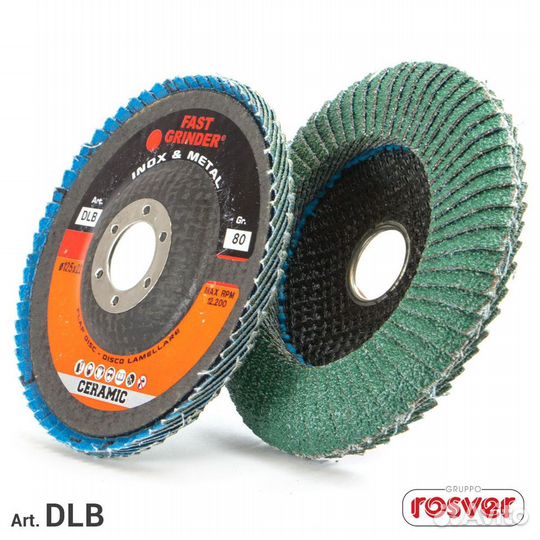 Круг лепестковый торцевой Rosver DLB D125x22 Gr.60