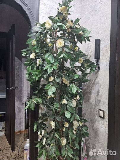 Дерево белая роза искусственная
