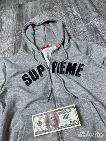 Зип худи supreme