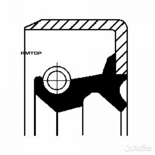 Corteco 19026183B Сальник штока выбора передач 18x