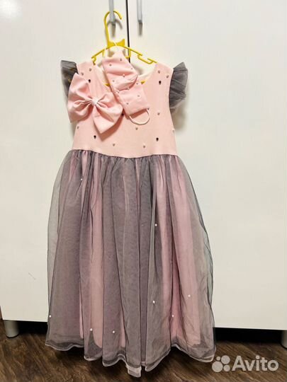 Нарядное платье для девочки 110 116