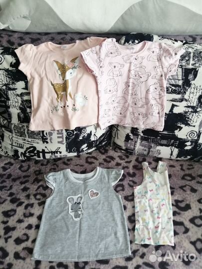 Вещи пакетом для девочки 74, 80-86