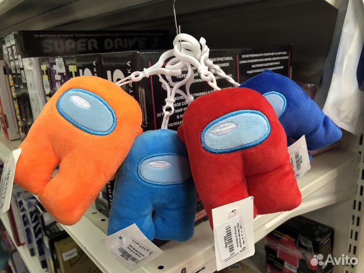 Мягкая Игрушка брелок Among Us