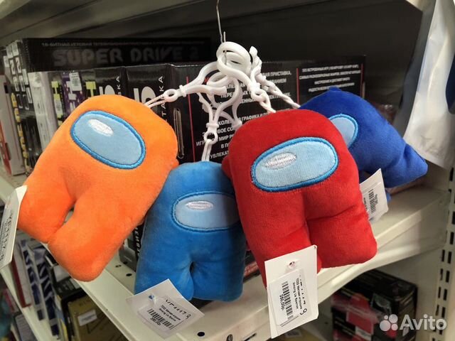 Мягкая Игрушка брелок Among Us