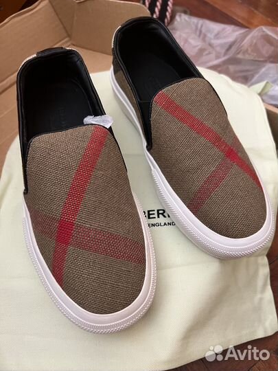 Слипоны burberry