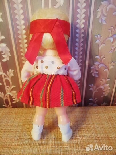 Кукла СССР паричковая сувенирная