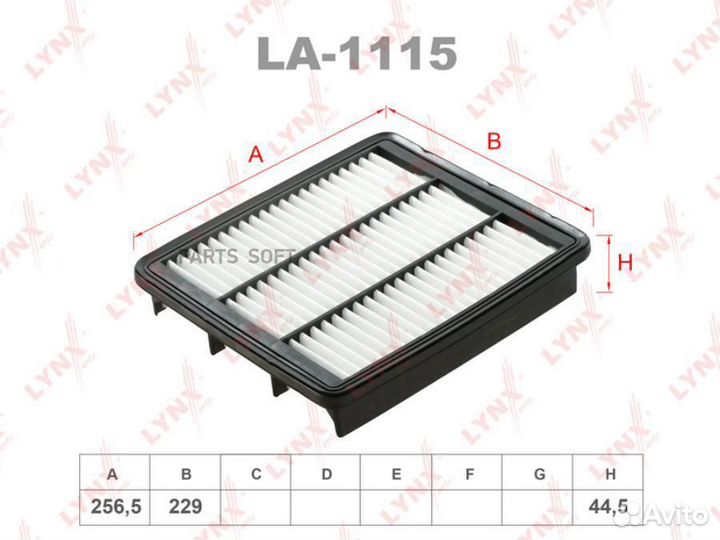 Lynxauto LA1115 Фильтр воздушный
