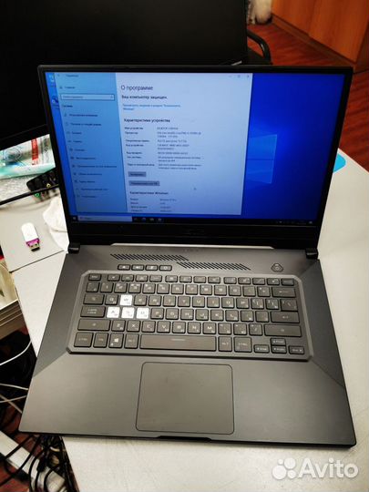 Мощный игровой ноутбук Asus TUF FX516 i5/16gb/512