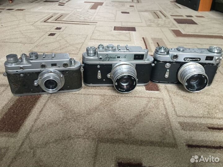 Фотоаппараты советские