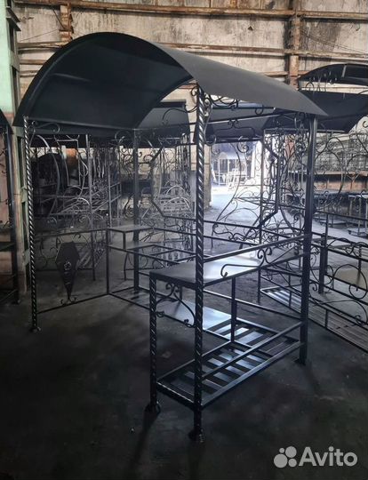 Мангал с крышей