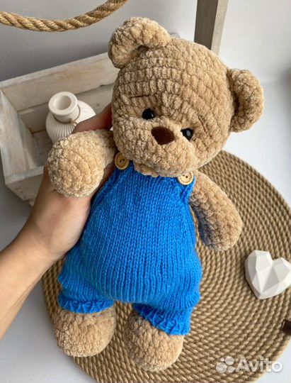 Плюшевый мишка ручной работы