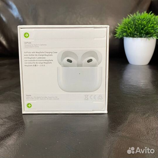 Airpods 2/3/Pro/Pro 2 (доставка+чехол)