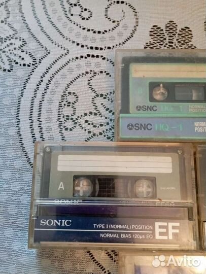 Аудиокассеты sony б/у Японские