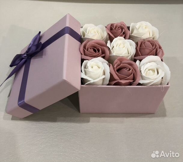 Букеты из мыльных роз