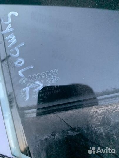 Стекло двери заднее правое Renault Symbol K7JA700