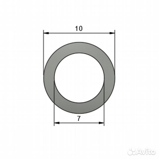 Шланг (трубка) силиконовый универсальный пищевой 7