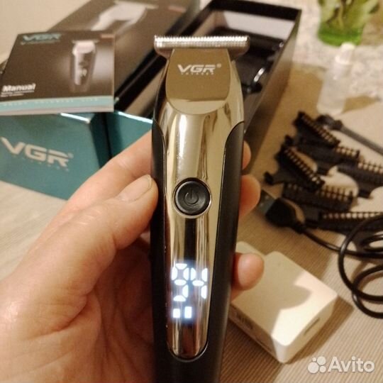 Триммер для стрижки усов и бороды VGR, V-059