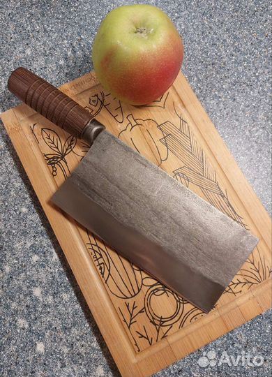 Нож тяпка кованый кухонный