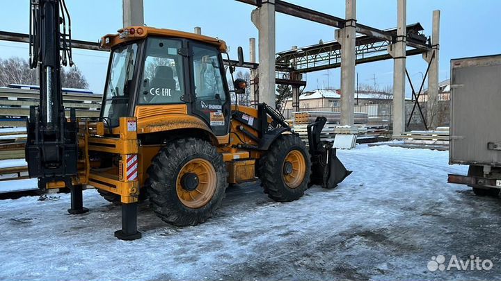 Эксковатор погрузчик, ямобур, буроям, гидромолот