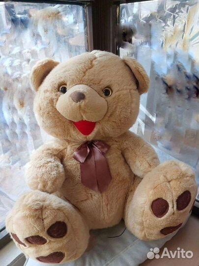 Плюшевый медведь большой музыкальный