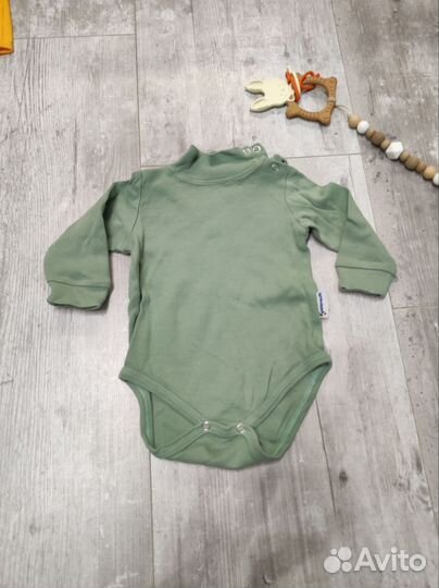 Боди с длинным рукавом 62-68