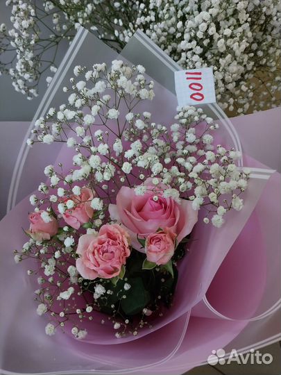 Живые цветы букеты розы