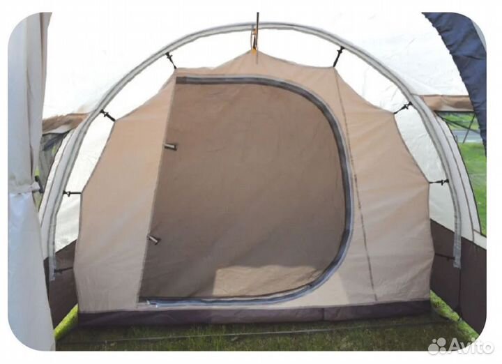 Шестиместная палатка с навесом 570х220х160см (285
